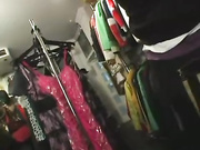 美女买裙子勾引老板